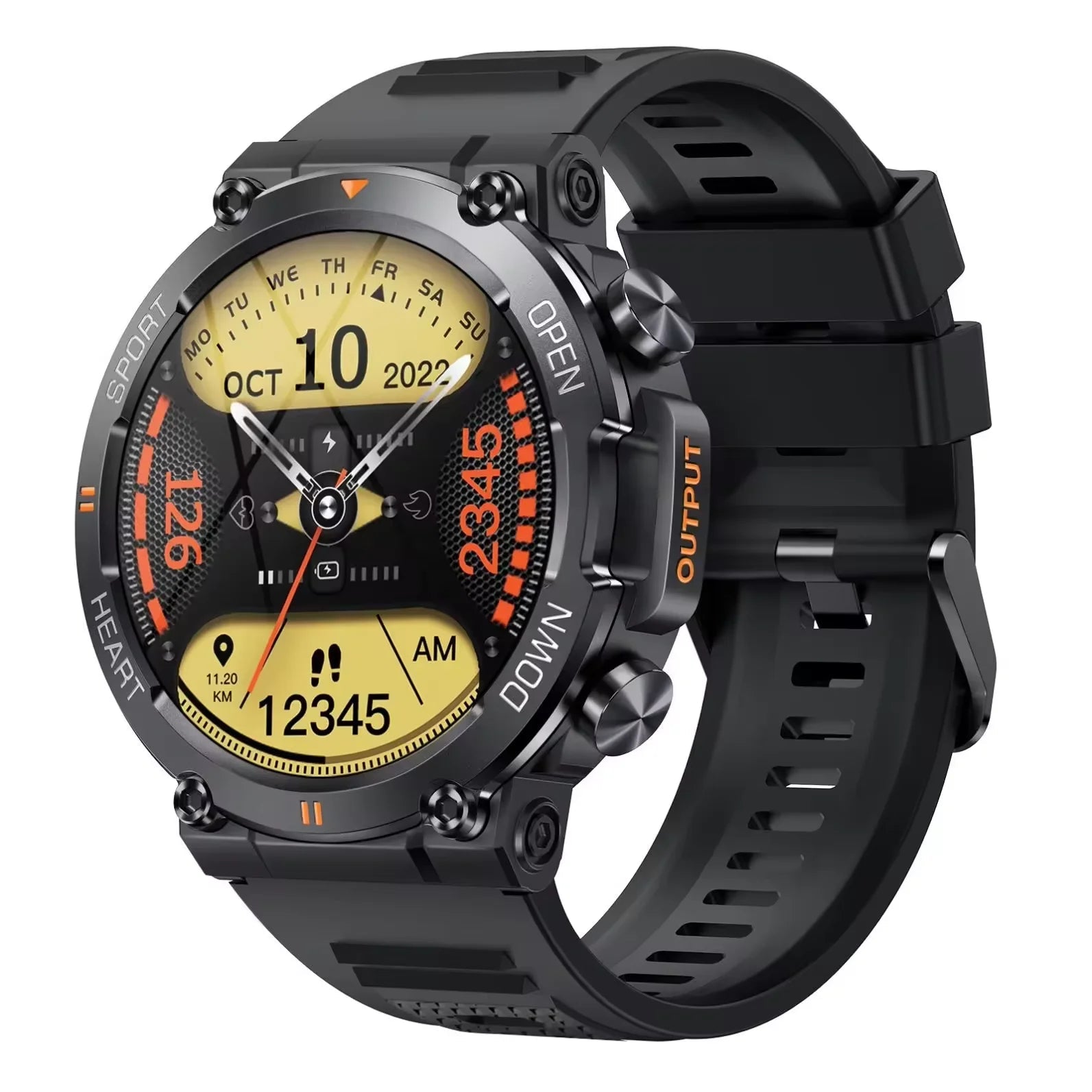 2025 K56 Pro Sport Smart Watch Men BT Call Feature Health Fitness Sports Reloj Smart Watch - Shubert Online Store