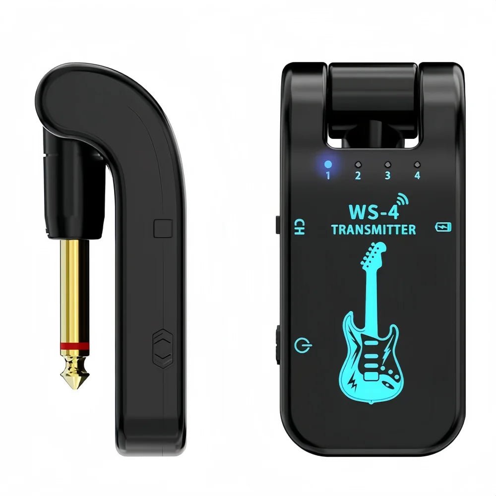 2.4G Wireless Guitar System - Rechargeable Guitar Transmitter & Receiver for Electric Guitar & Bass, Plug & Play, Low Latency - Shubert Online Store