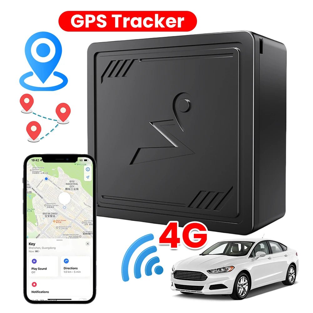 4G GPS Tracker with App Real Time Car Tracking Device Anti-Lost Recording Tracking Device for Elderly Children Pets Car - Shubert Online Store
