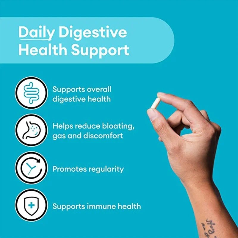 60 Billion Probiotics - Promotes Overall Digestive Health, Immunity, Gut Health, Gas & Bloating Relief, Acidophilus Supplement - Shubert Online Store