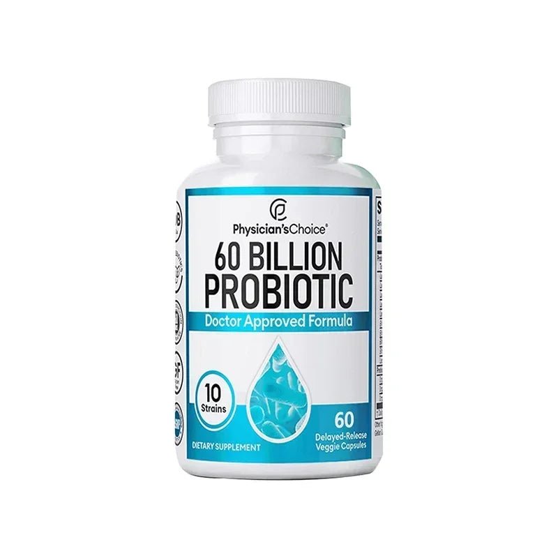 60 Billion Probiotics - Promotes Overall Digestive Health, Immunity, Gut Health, Gas & Bloating Relief, Acidophilus Supplement - Shubert Online Store