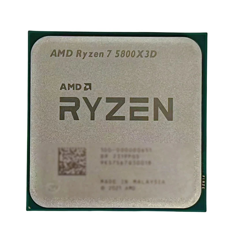 R7 5800X3D-Compatible Gaming Processor — 5000 Series, 5GHz, 8-Core 16-Thread CPU, DDR4 Support, 96MB Cache, 105W TDP, Tray/OEM