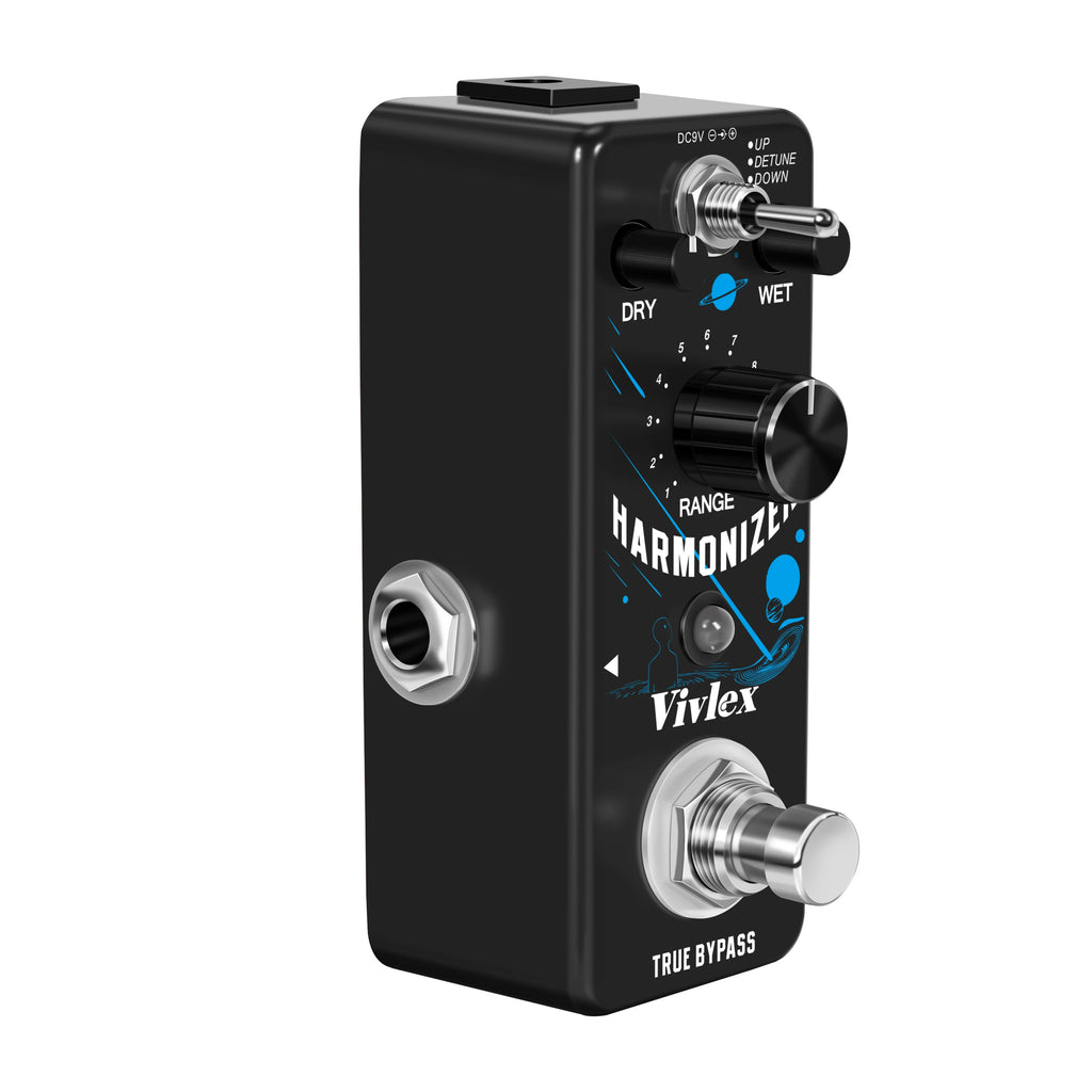 Guitar Harmonizer Effect Pedal Digital Effects Pedals Harmony Pitch Box Shifter Detune For Electric Guitar Bass Mini Size