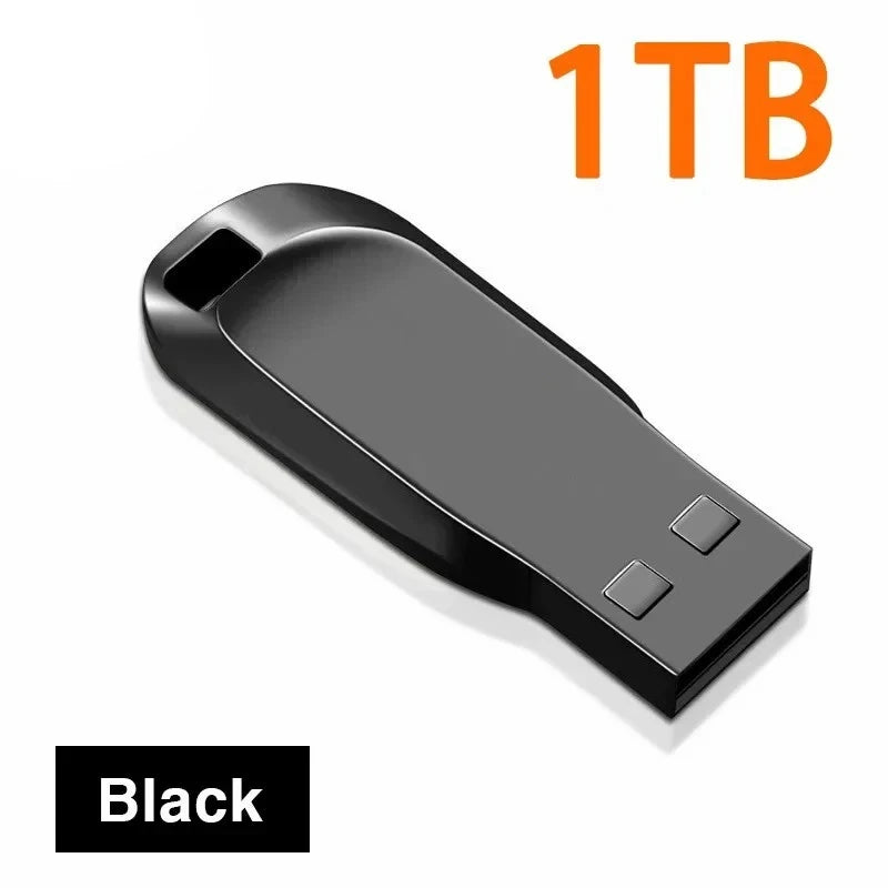 Flash Drive 2TB USB 3.0 Mini High Speed Metal Pendrive 1TB Stick Portable Drive Waterproof Memoria Storage For Car Music