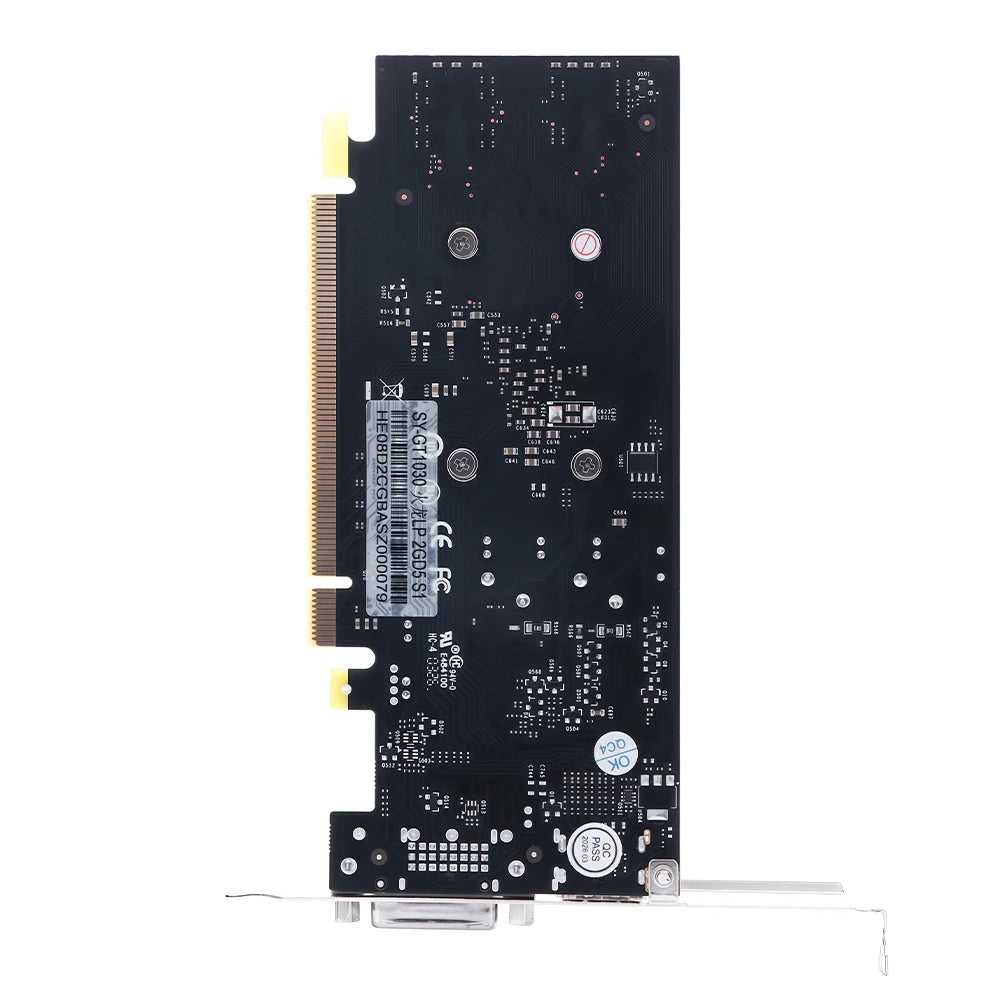 NVIDIA GeForce GT 1030 2GB Graphics Card GDDR5 64-bit PCIe x4 3.0 DesktopVideo card Low Power HDMI DVI PC Game Computer componen