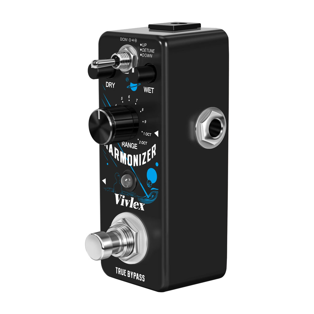 Guitar Harmonizer Effect Pedal Digital Effects Pedals Harmony Pitch Box Shifter Detune For Electric Guitar Bass Mini Size