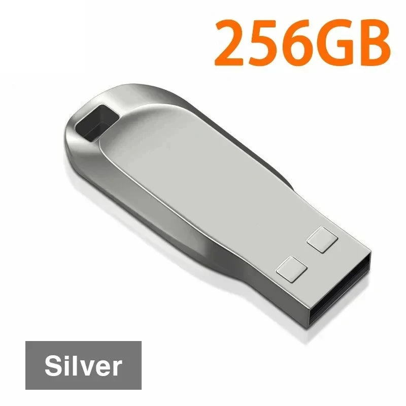 Flash Drive 2TB USB 3.0 Mini High Speed Metal Pendrive 1TB Stick Portable Drive Waterproof Memoria Storage For Car Music