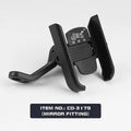 Aluminium Alloy Mobile Phone Holder Bike Motorcycle Cell Phone Holder Motorcycle Holder Phone Charger - Shubert Online Store