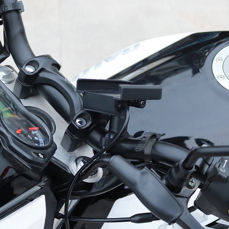 Aluminium Alloy Mobile Phone Holder Bike Motorcycle Cell Phone Holder Motorcycle Holder Phone Charger - Shubert Online Store