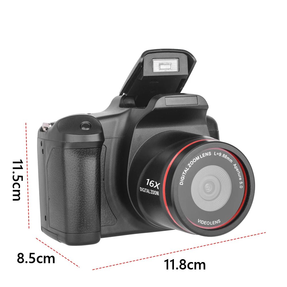 Camcorder 16X Zoom Vlogging Camera with 2.4 Inch LCD Screen Video Recorder for Photography and Video - Shubert Online Store