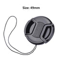 Camera Lens Cap High-quality 49mm 52mm 55mm 58mm 67mm 72mm Snap on Front Lens Cap for Camera - Shubert Online Store