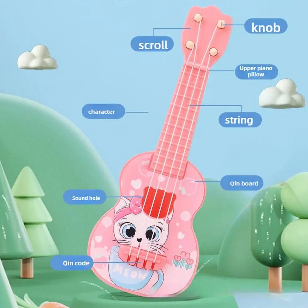 Children Can Play Ukulele Toy Guitar Can Play Beginner Simulation Instrument Enlightenment Musician Learning Gift - Shubert Online Store