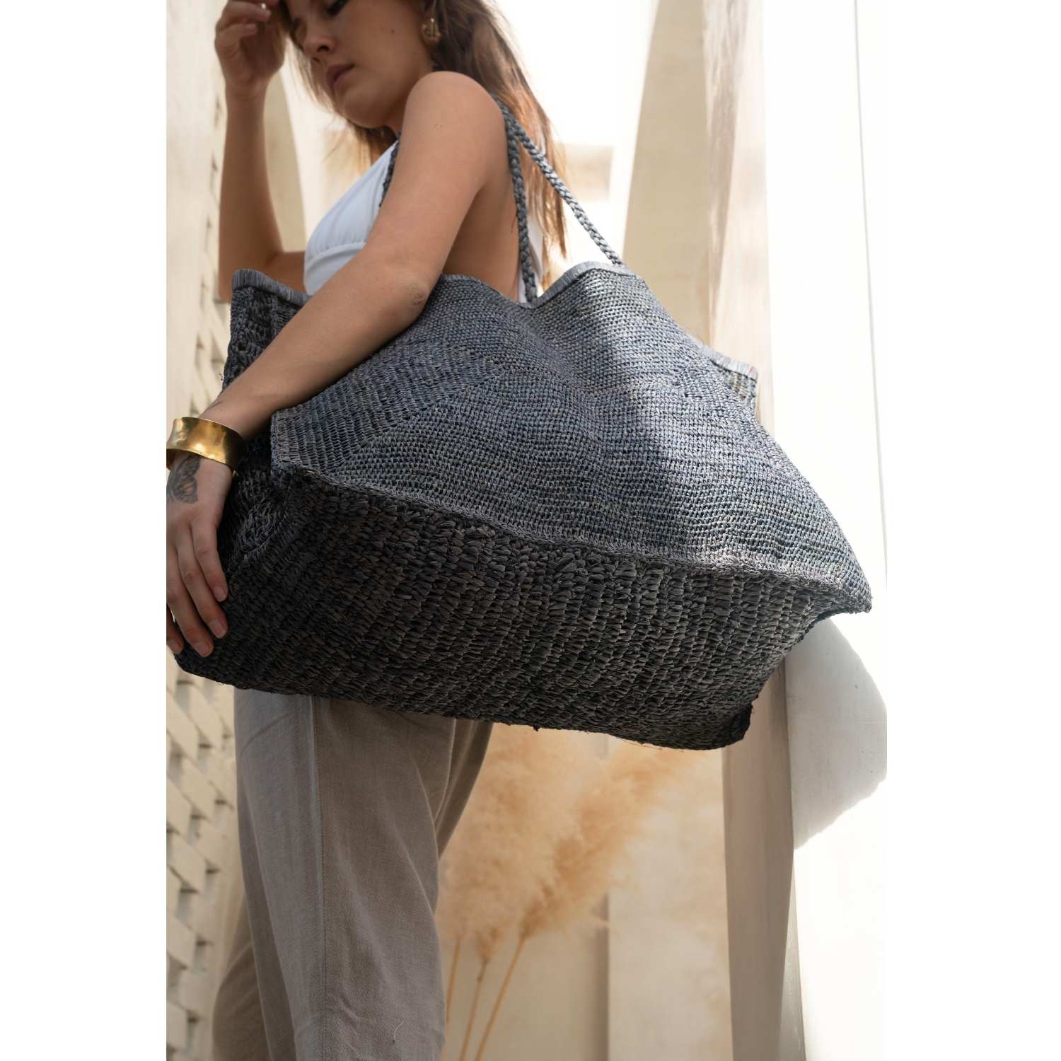 Clipa (XXL) Raffia Beach Tote Bag - Shubert Online Store