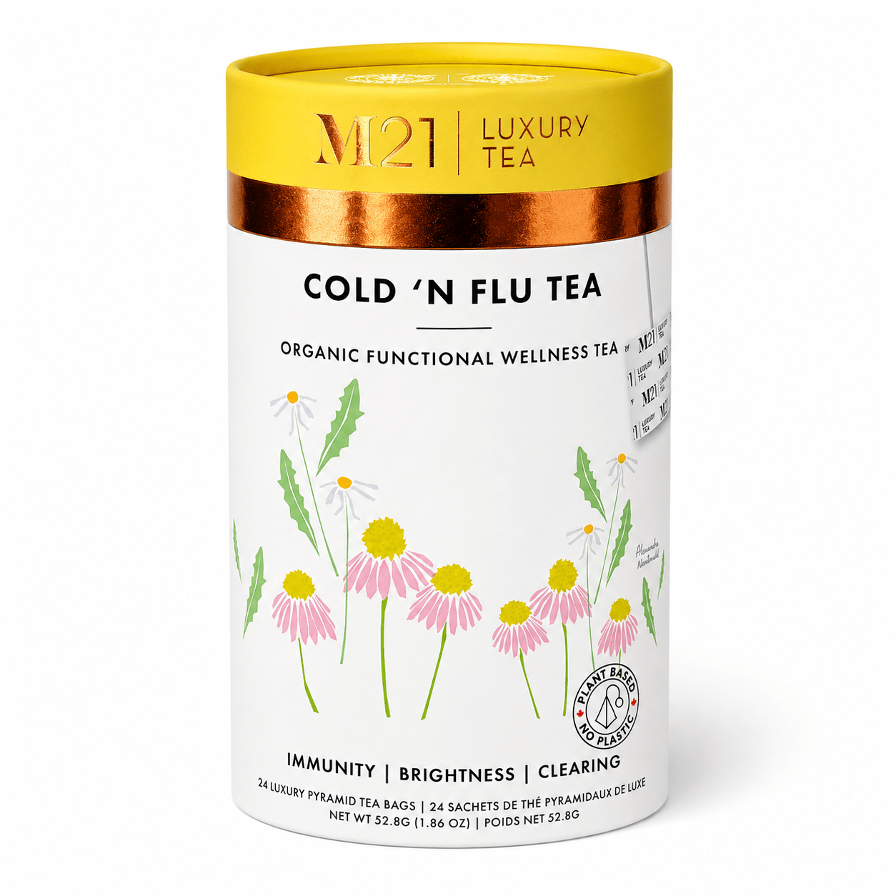 Echinacea Apple Lemon Tea | Organic | Canadian | 24ct - Shubert Online Store