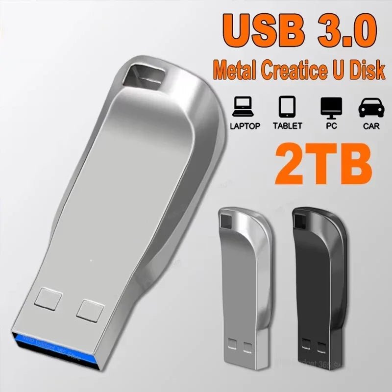 Flash Drive 2TB USB 3.2 Mini High Speed Metal Pendrive 1TB Stick Portable Drive Waterproof Memoria Storage U Disk 2026 - Shubert Online Store