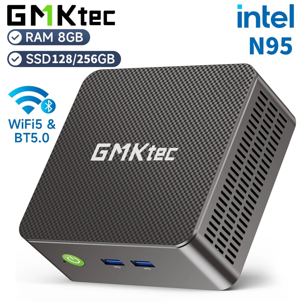 GMKtec G3S Mini PC – Intel Alder Lake N95, 8GB RAM, 256GB SSD, Windows 11 Pro - Shubert Online Store