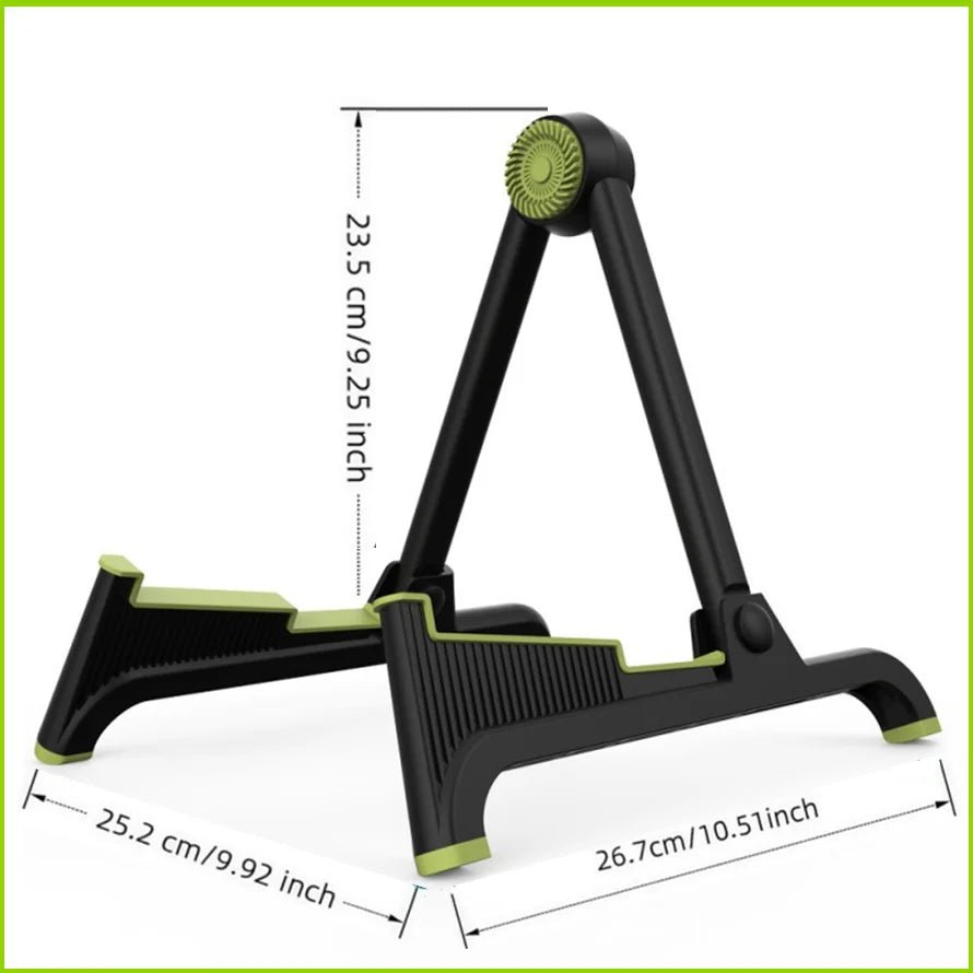 Guitar Stand - A Frame Foldable Floor Universal ABS for Acoustic Classical Guitar Electric Bass Guitars Banjo Ukulele Portable - Shubert Online Store