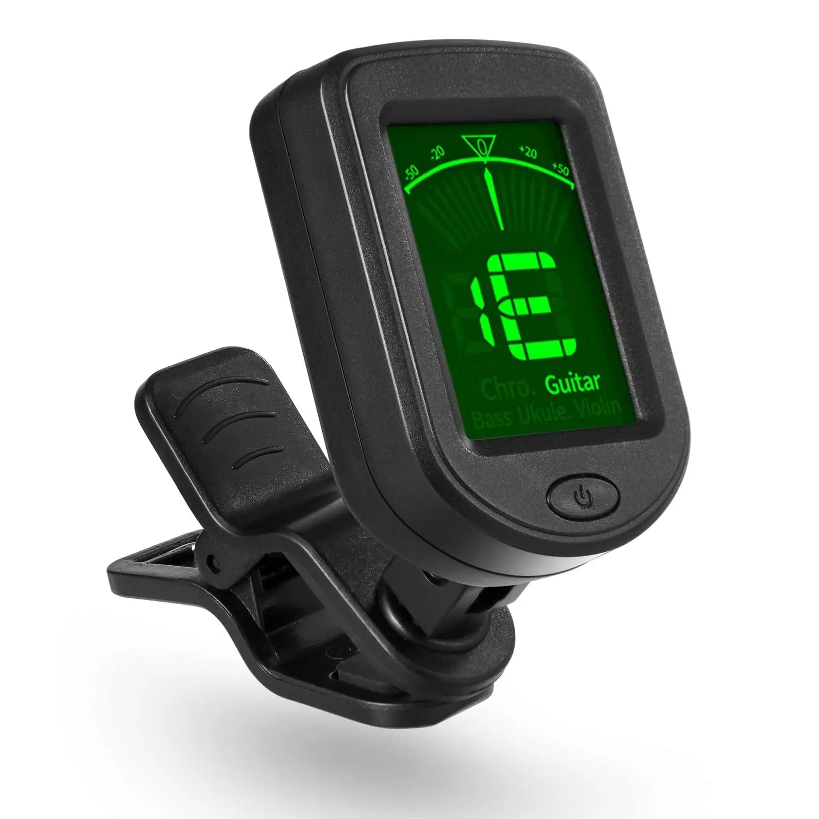 Guitar Tuner For All Instruments Clip on Electronic Tuner for Guitar Bass Ukulele Violin Mandolin Banjo - Shubert Online Store