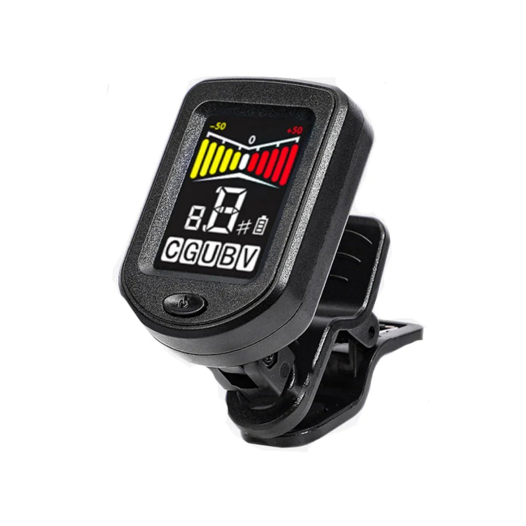 Guitar Tuner For All Instruments Clip on Electronic Tuner for Guitar Bass Ukulele Violin Mandolin Banjo - Shubert Online Store