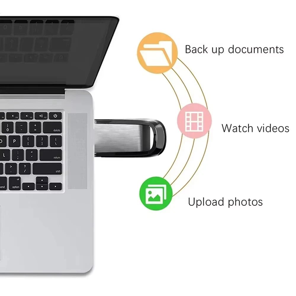 High Speed Pendrive USB Flash Drive Metal U Disk 2TB Type-C Memory Stick 512GB Waterproof Storage - Shubert Online Store