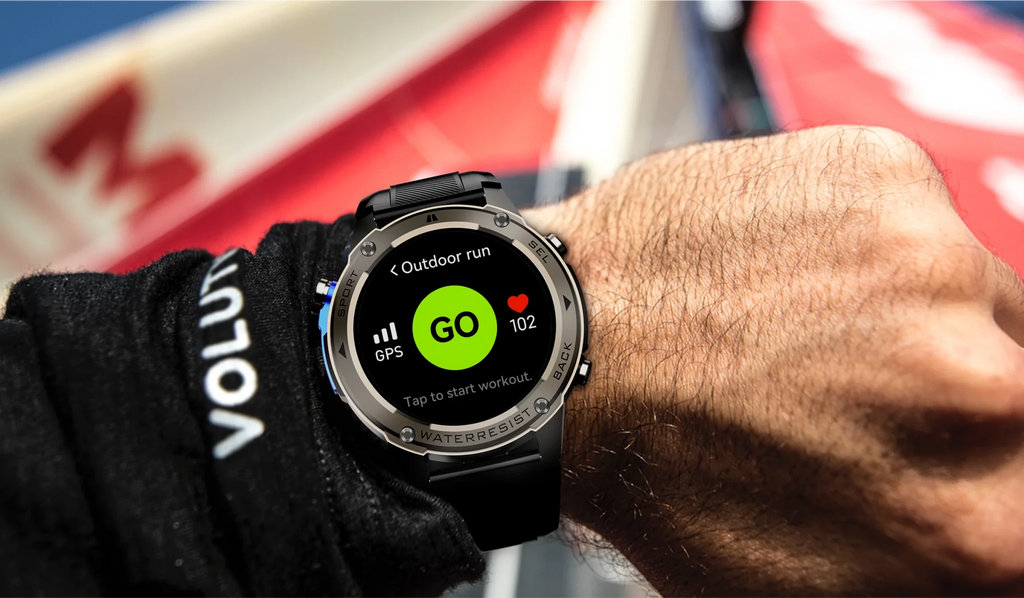 Hot Selling 5ATM Waterproof Sport Smartwatch for Men BT Call HR Spo2 Monitor L1+L5 GPS Smart Fitness Watches Steps Calories - Shubert Online Store