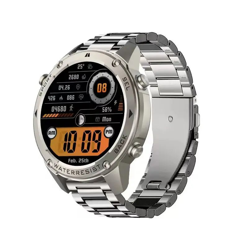 Hot Selling 5ATM Waterproof Sport Smartwatch for Men BT Call HR Spo2 Monitor L1+L5 GPS Smart Fitness Watches Steps Calories - Shubert Online Store