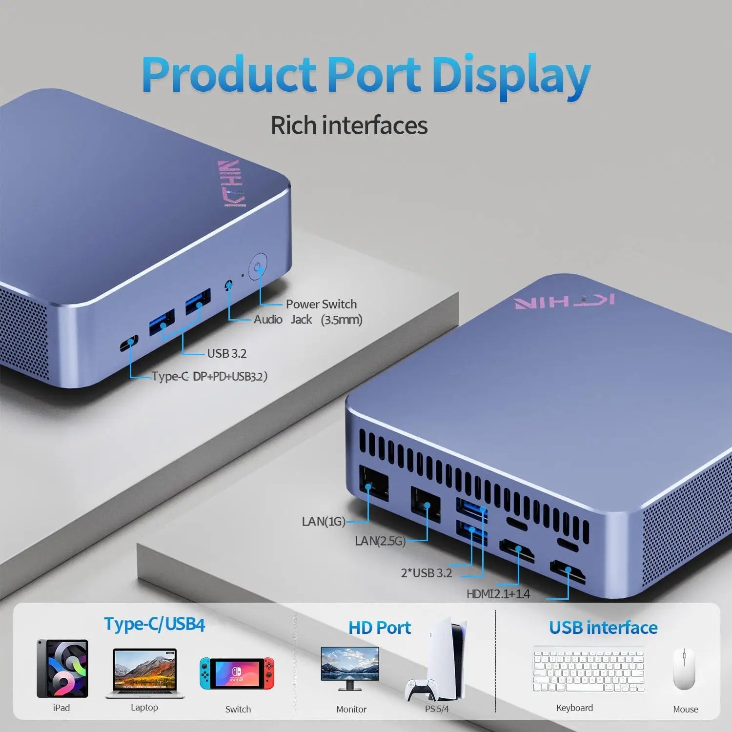Intel Core i5 Mini PC – 16GB DDR5, PCIe SSD, WiFi 6 & USB4 - Shubert Online Store