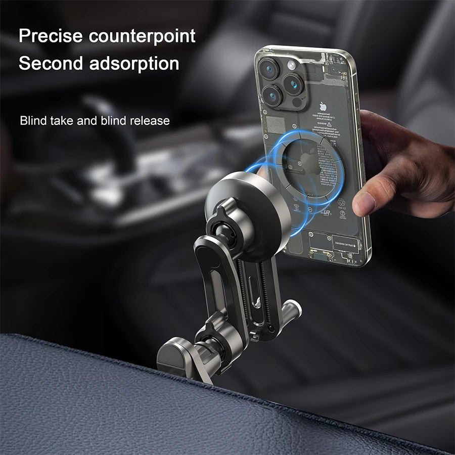 Magnetic Phone Mount for Car Compatible for Magsafe Car Mount, Not Blocking Air Vent, Strengthen Magnetic Car Phone Holder - Shubert Online Store