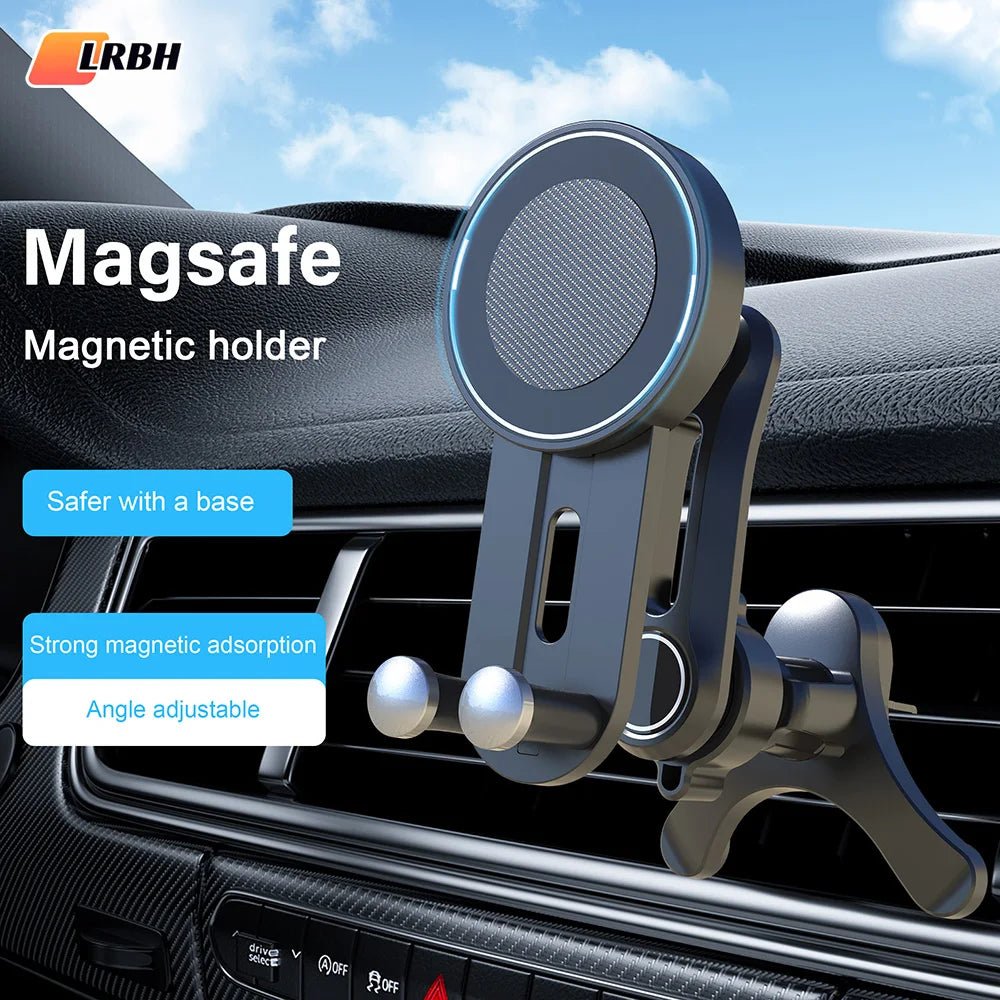 Magnetic Phone Mount for Car Compatible for Magsafe Car Mount, Not Blocking Air Vent, Strengthen Magnetic Car Phone Holder - Shubert Online Store