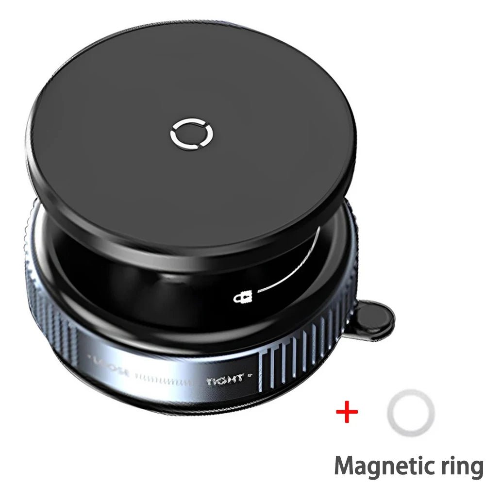 Magsafe Magnetic Vacuum Car Phone Holder, Intelligent Car Mount 360° Rotation Magnetic Vacuum Adsorption Suction Cup Bracket Car - Shubert Online Store