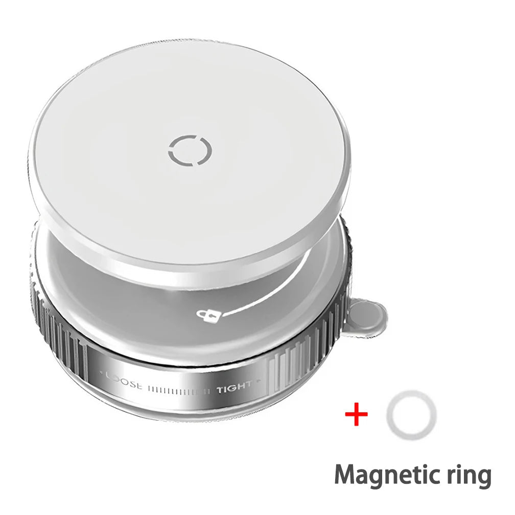 Magsafe Magnetic Vacuum Car Phone Holder, Intelligent Car Mount 360° Rotation Magnetic Vacuum Adsorption Suction Cup Bracket Car - Shubert Online Store