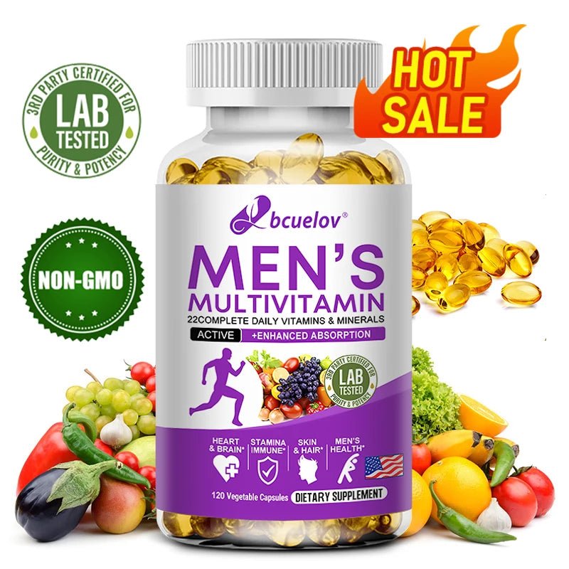 Men's multivitamin - contains a variety of vitamins and minerals, daily nutrition, maintain good health and enhance immunity - Shubert Online Store