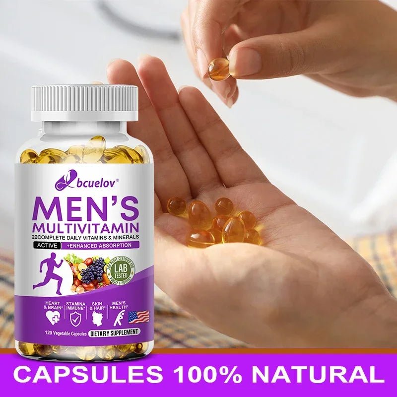 Men's multivitamin - contains a variety of vitamins and minerals, daily nutrition, maintain good health and enhance immunity - Shubert Online Store