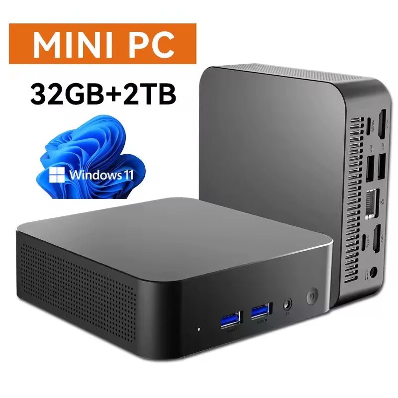 Mini PC Intel N150 – Windows 11 Pro, 16GB/32GB RAM, 1TB/2TB SSD Great for gaming! - Shubert Online Store