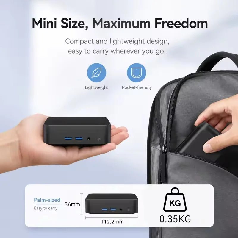 Mini PC Intel N150 – Windows 11 Pro, 16GB/32GB RAM, 1TB/2TB SSD Great for gaming! - Shubert Online Store