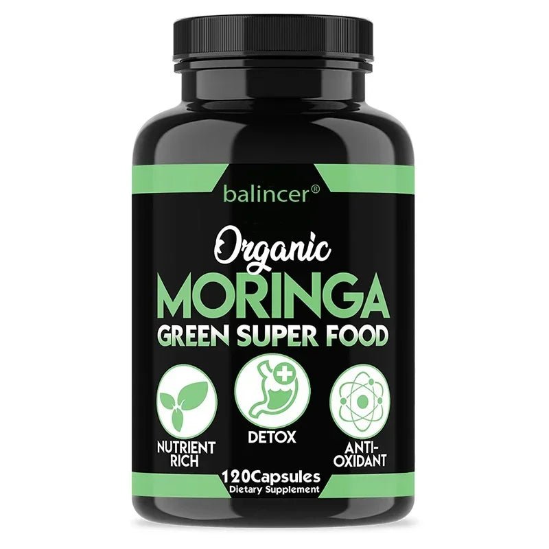 Moringa Capsules - Helps with Healthy Circulation of The Eyes, Brain and Digestive System, Fights Fatigue, and Improves Immunity - Shubert Online Store