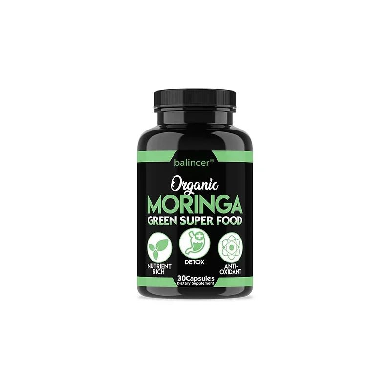 Moringa Capsules - Helps with Healthy Circulation of The Eyes, Brain and Digestive System, Fights Fatigue, and Improves Immunity - Shubert Online Store