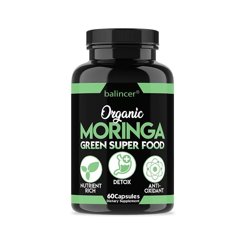 Moringa Capsules - Helps with Healthy Circulation of The Eyes, Brain and Digestive System, Fights Fatigue, and Improves Immunity - Shubert Online Store
