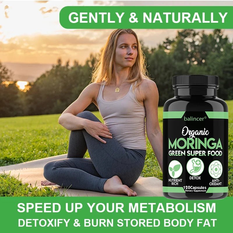 Moringa Capsules - Helps with Healthy Circulation of The Eyes, Brain and Digestive System, Fights Fatigue, and Improves Immunity - Shubert Online Store