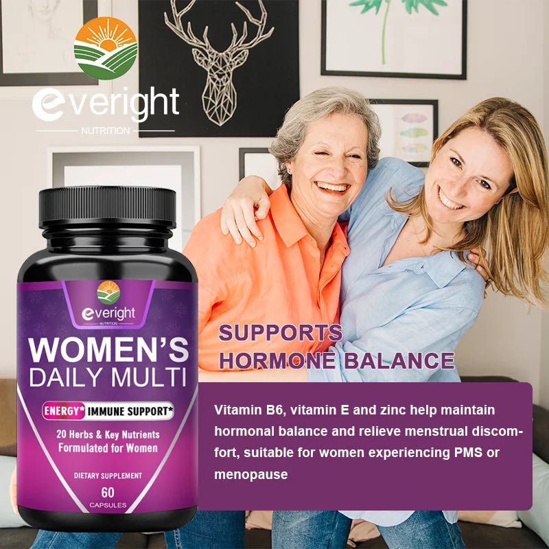 Multivitamin for Women: Supports Joints, Skin, Nails with Magnesium, Biotin, Calcium, Zinc, Selenium - Shubert Online Store