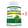 Organic Moringa Capsules 6000mg, Antioxidant, Boost Energy & Metabolism, Support Immune, Digestive, Brain & Heart Health - Shubert Online Store