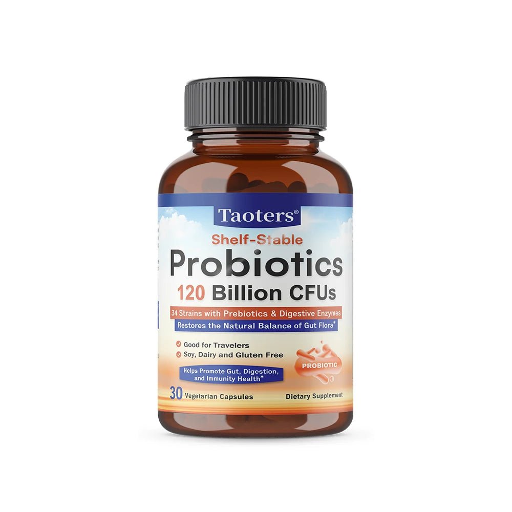 Probiotics 120 Billion CFUs 34 Strains with Organic Prebiotics & Digestive Enzymes, Digestion & Immunity Health for Women & Men - Shubert Online Store