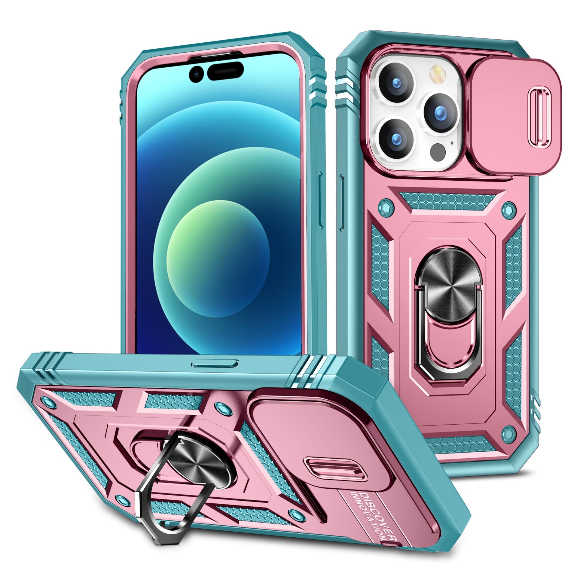 Suitable For The 17 Pro Max Phone Case Second Generation With A Sliding Window - Shubert Online Store