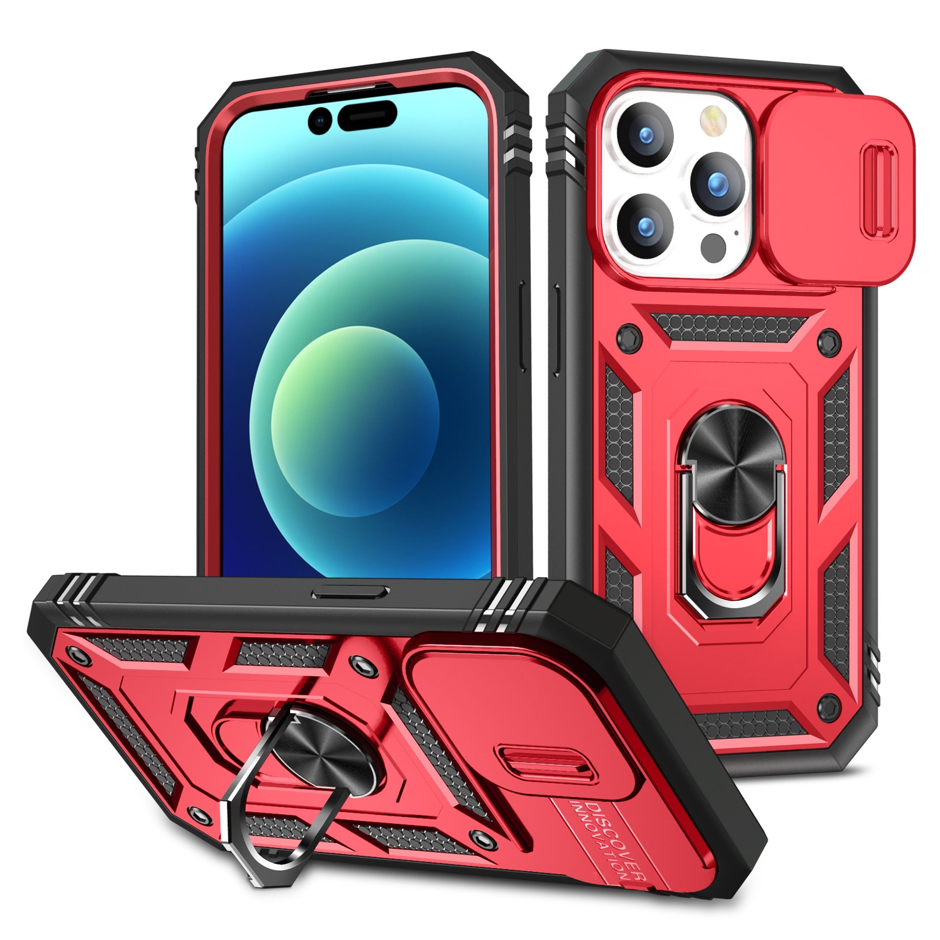 Suitable For The 17 Pro Max Phone Case Second Generation With A Sliding Window - Shubert Online Store