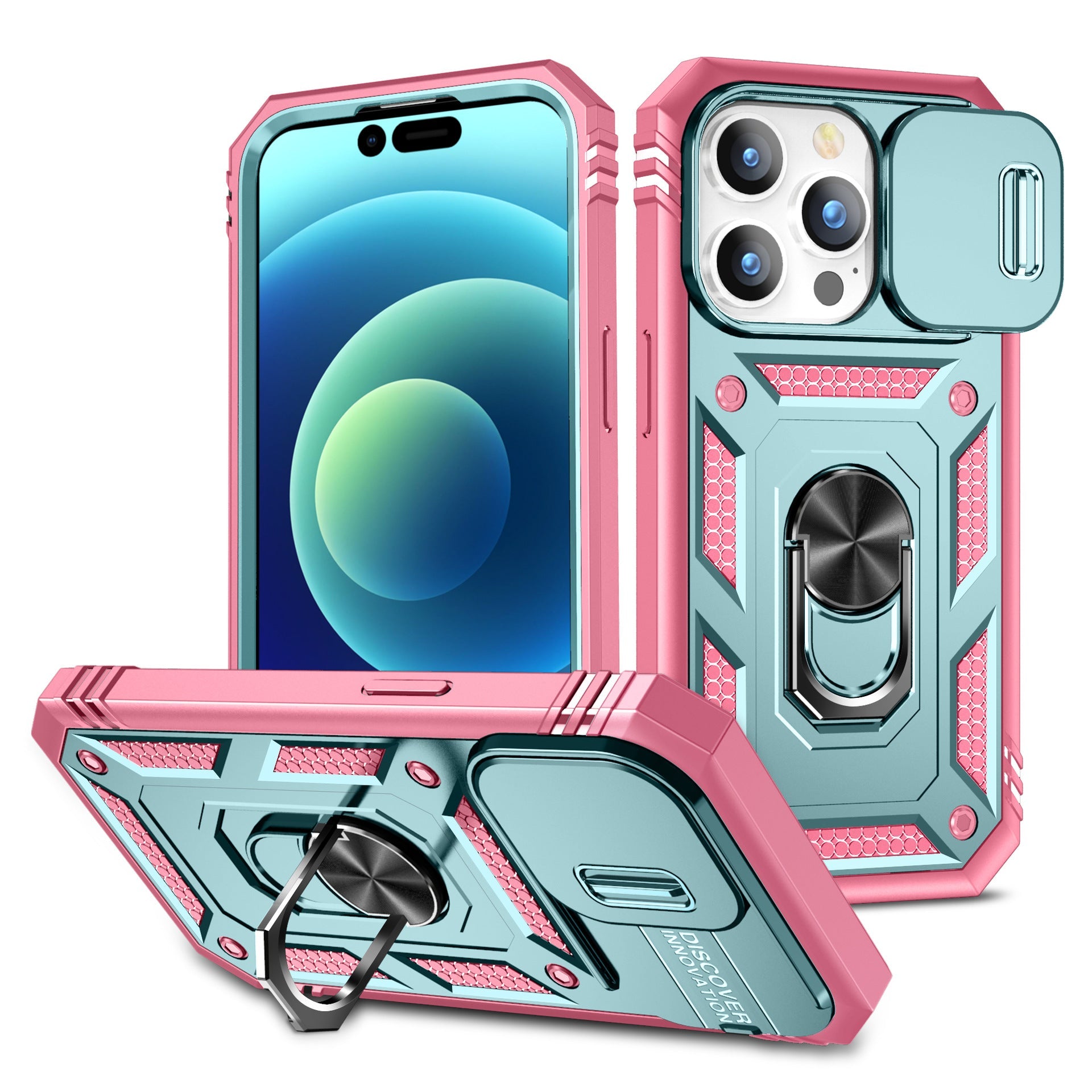 Suitable For The 17 Pro Max Phone Case Second Generation With A Sliding Window - Shubert Online Store