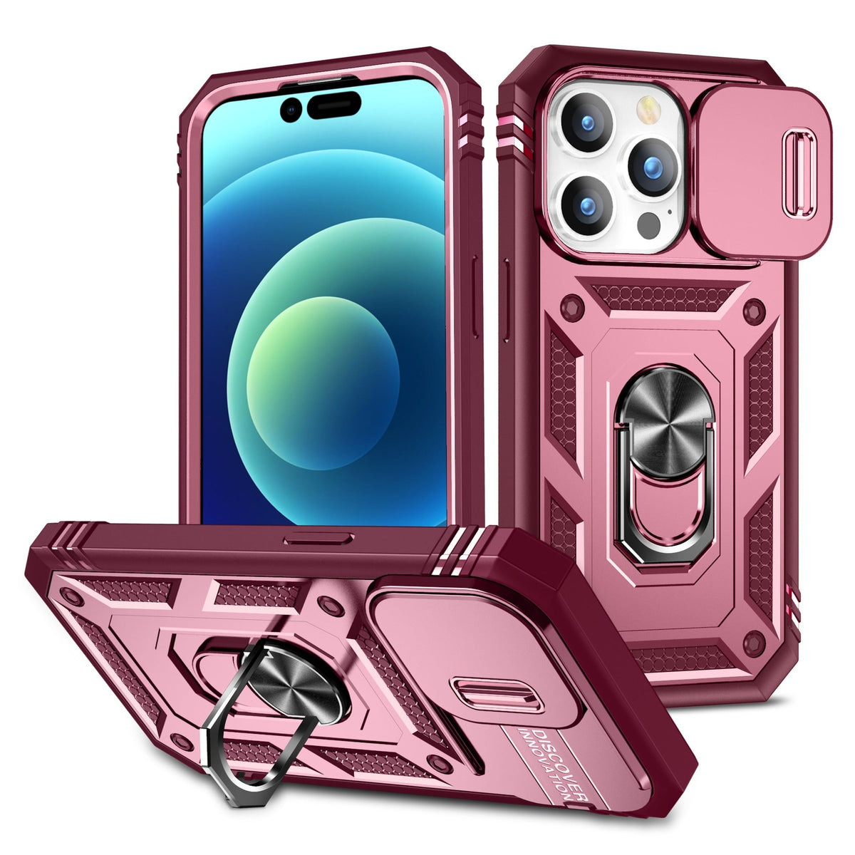 Suitable For The 17 Pro Max Phone Case Second Generation With A Sliding Window - Shubert Online Store