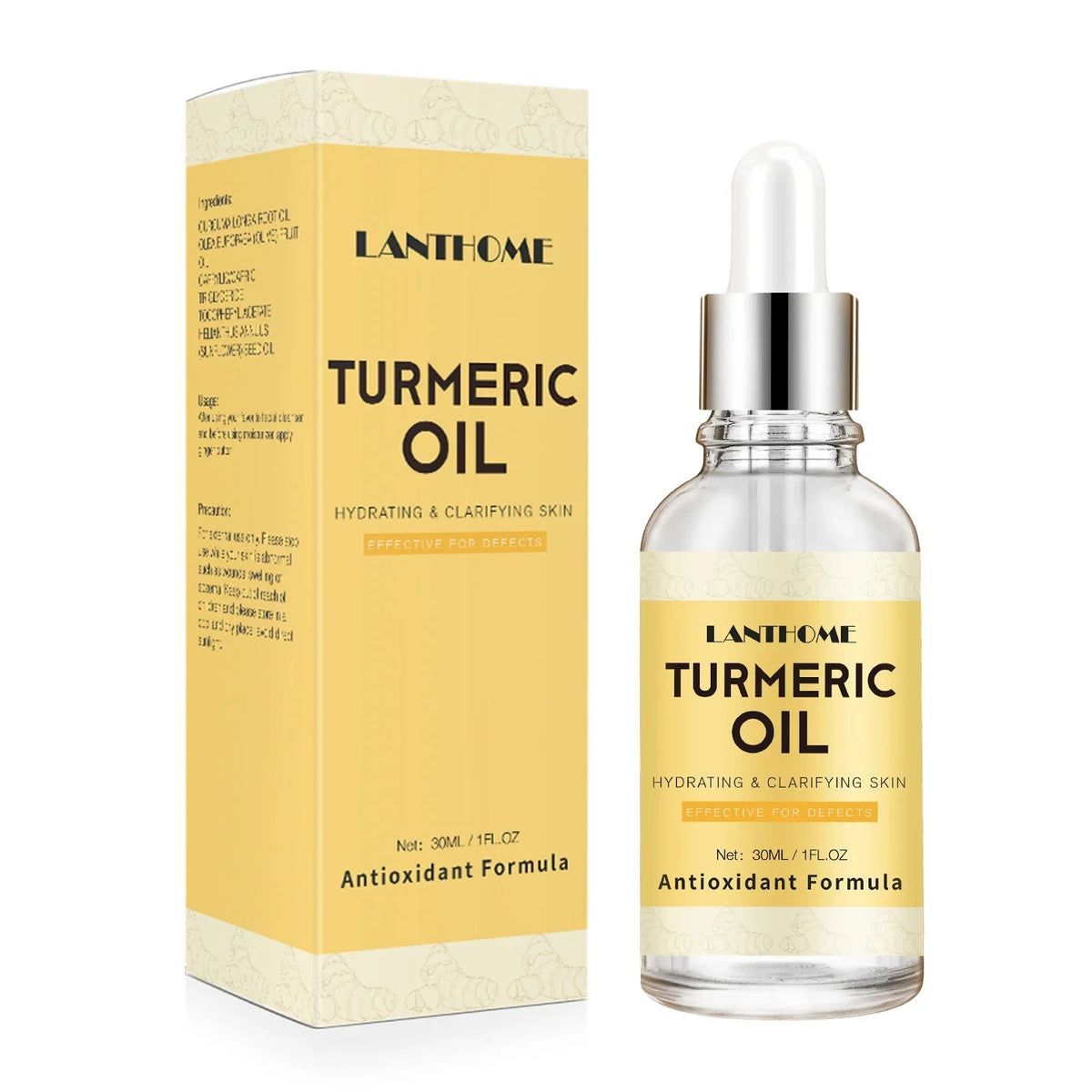 Turmeric Oil Anti Aging Reduce Wrinkles Fine Lines Moisturizer Facial Serum Bright Skin Care for Women Men Skin Care Products - Shubert Online Store