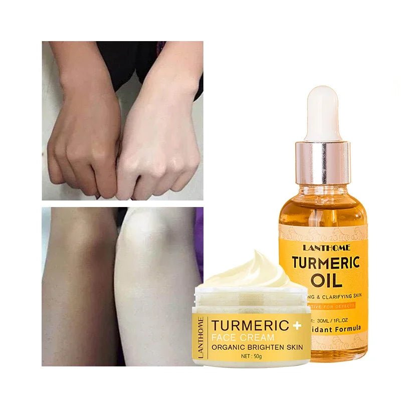 Turmeric Oil Anti Aging Reduce Wrinkles Fine Lines Moisturizer Facial Serum Bright Skin Care for Women Men Skin Care Products - Shubert Online Store