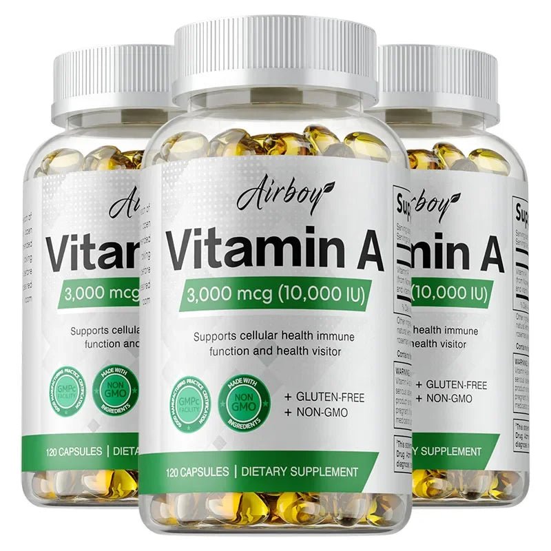 Vitamin A - Immune System & Reproductive Function, Supports Healthy Skin & Eyes, Antioxidant Activity - Shubert Online Store