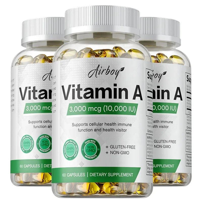 Vitamin A - Immune System & Reproductive Function, Supports Healthy Skin & Eyes, Antioxidant Activity - Shubert Online Store